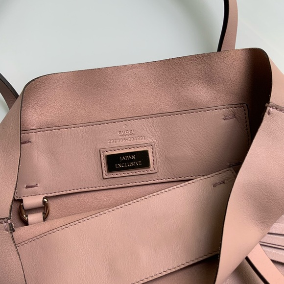 Gucci Mauve Leather Tote Bag 296006 - Picture 4 of 7